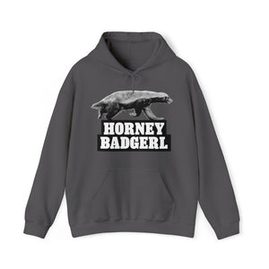 Horney Badgerl Hooded Sweatshirt